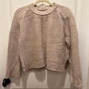 Abercrombie & Fitch Light Tan Crew Neck Sweater